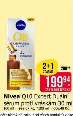 Teta Nivea Q10 Expert Duální sérum proti vráskám nabídka