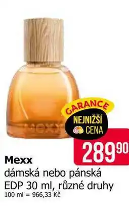 Teta Mexx dámská nebo pánská EDP 30 ml, různé druhy nabídka
