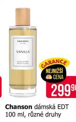 Teta Chanson dámská EDT 100 ml, různé druhy nabídka