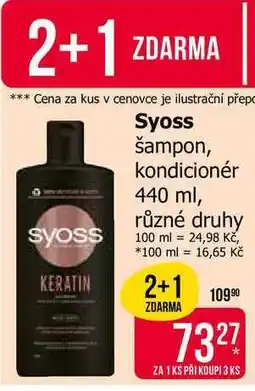 Teta Syoss šampon, kondicionér 440 ml, různé druhy nabídka