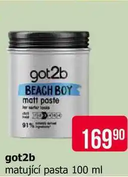 Teta got2b matující pasta nabídka