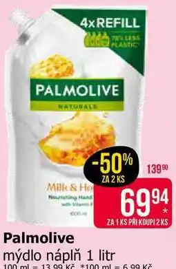 Teta Palmolive mýdlo náplň 1 litr nabídka