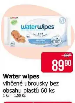 Teta Water wipes vlhčené ubrousky bez obsahu plastů 60 ks nabídka