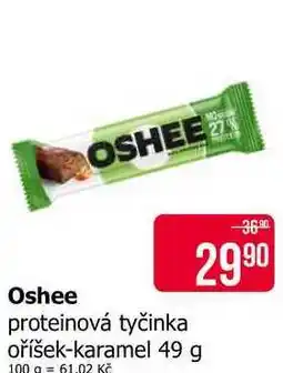 Teta Oshee proteinová tyčinka oříšek-karamel nabídka