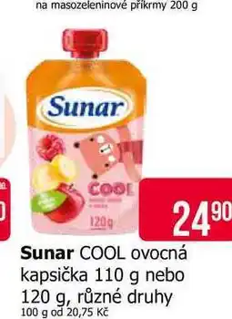 Teta Sunar COOL ovocná kapsička 110 g nebo 120 g nabídka