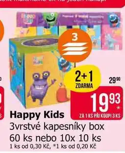 Teta Happy Kids 3vrstvé kapesníky box 60 ks nabídka