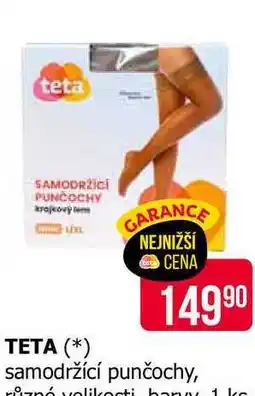 Teta TETA samodržící punčochy, různé velikosti bang 1 ks nabídka