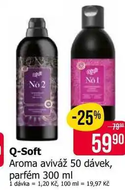Teta Q-Soft Aroma aviváž 50 dávek, parfém nabídka