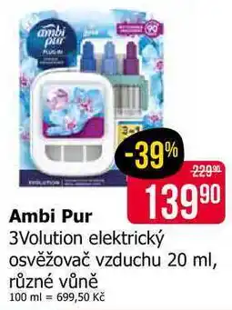 Teta Ambi Pur 3Volution elektrický osvěžovač vzduchu 20 ml, různé vůně nabídka