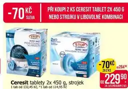 Teta Ceresit tablety 2x 450 g, strojek nabídka