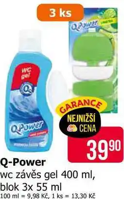 Teta Q-Power wc závěs nabídka