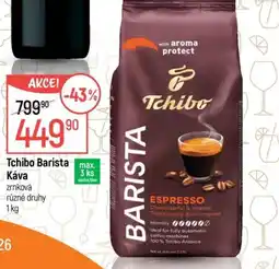 Globus Tchibo Barista Káva nabídka