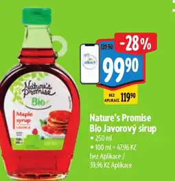 Albert Nature's Promise Bio Javorový sirup nabídka