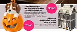 Pepco Svítící keramická dekorace se zvířátkem v halloweenské dýni nabídka