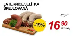 ZEMAN Jaternice/ Jelítka špejlovaná nabídka