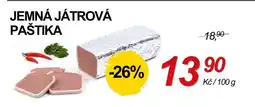 ZEMAN Jemná játrová paštika nabídka