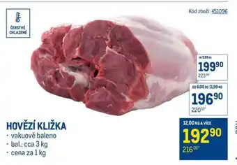 Hovězí kližka