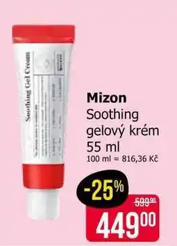 Teta Mizon Soothing gelový krém 55 ml nabídka