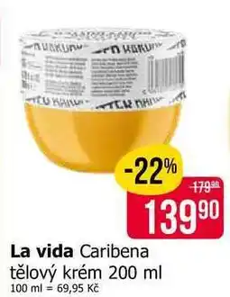 Teta La vida Caribena tělový krém 200 ml nabídka