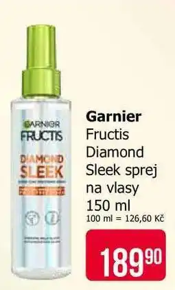 Teta Garnier Fructis Diamond Sleek sprej na vlasy 150 ml nabídka