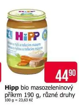 Teta HiPP Bio Masozeleninový příkrm nabídka