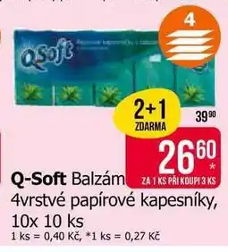 Teta Q-Soft Balzám 4vrstvé papírové kapesníky nabídka