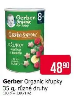 Teta GERBER Organic křupky nabídka