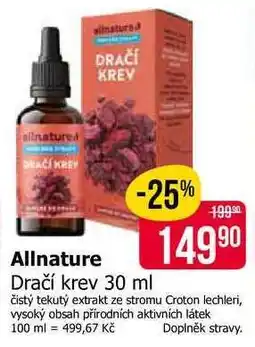Teta Allnature Dračí krev 30 ml nabídka
