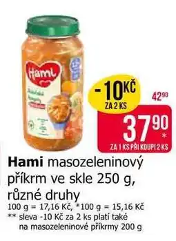 Teta Hami masozeleninový příkrm ve skle 250 g nabídka