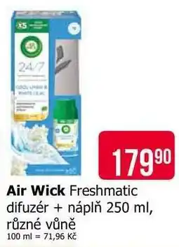 Teta Air Wick Freshmatic difuzér + náplň 250 ml nabídka