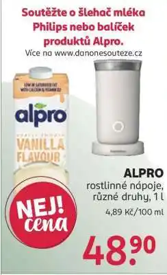 Rossmann Alpro nabídka