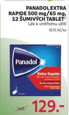 Rossmann PANADOL EXTRA RAPIDE 500 mg/65 mg, 12 ŠUMIVÝCH TABLET nabídka