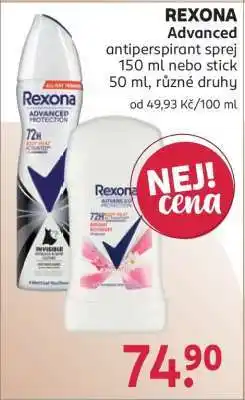 Rossmann REXONA Advanced nabídka