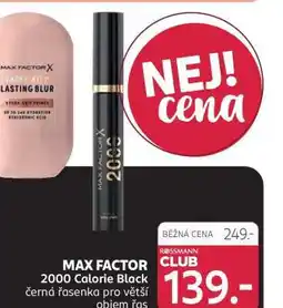 Rossmann MAX FACTOR 2000 Calorie Black nabídka