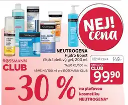 Rossmann Neutrogena Hydro Boost nabídka