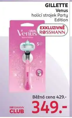 Rossmann Gillette Venus nabídka