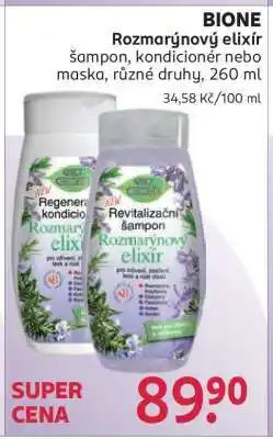 Rossmann BIONE Rozmarýnový elixír nabídka