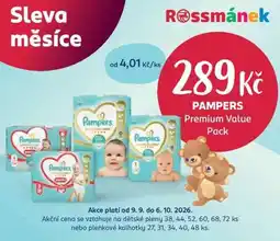 Rossmann Pampers nabídka