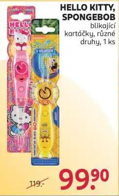 Rossmann HELLO KITTY, SPONGEBOB nabídka