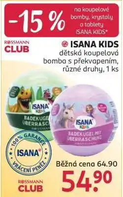 Rossmann ISANA KIDS nabídka