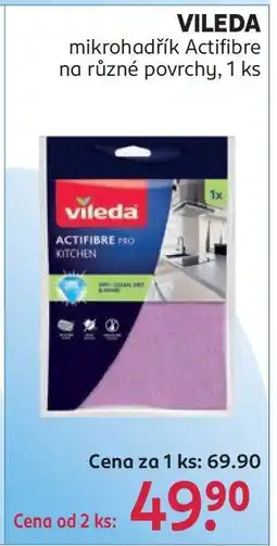 Rossmann Vileda Mikrohadřík ActiFibre nabídka