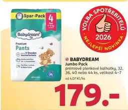 Rossmann BABYDREAM Jumbo Pack nabídka