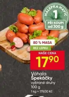 Hruška VÁHALA Špekáčky nabídka
