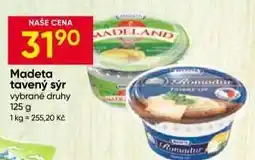 Hruška MADETA tavený sýr nabídka