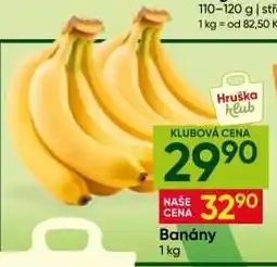 Hruška Banány nabídka