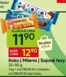 Hruška Koko | Milena Sojové řezy nabídka