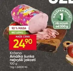 Hruška KRÁSNO AMÁLKA, ŠUNKA NEJVYŠŠÍ JAKOSTI nabídka
