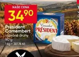 Hruška Président camembert nabídka