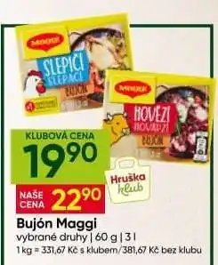 Hruška BUJON MAGGI nabídka