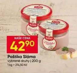 Hruška Paštika Sláma nabídka